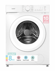 Comfee Waschmaschine 8kg, Washing machine mit Tierhaar-Programm & Dampffunktion,16 Programme,Energy Efficiency Class A-10%,Nachlegefunktion, Leise & Energiesparend, CF08EWP05W, Weiß Angebot bei HelloDeals