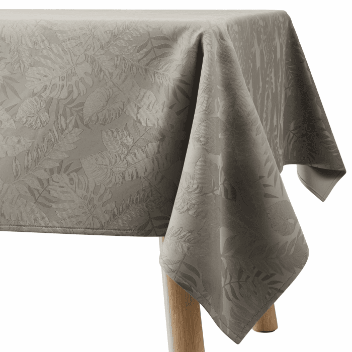 Tischdecke 120x160 cm Beige Abwaschbar Für Indoor Outdoor Monsteramuster Eris 120 x 160 cm (Rechteckig) Cappuccino Eris Angebot bei HelloDeals