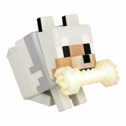 Paladone GloBuddies 3D-Farbwechsel-Licht Wolf aus Minecraft, offiziell lizenziertes LED-Nachtlicht, Tippen zum Ändern der Farbe, Gaming-Fanartikel, batteriebetrieben Angebot bei HelloDeals