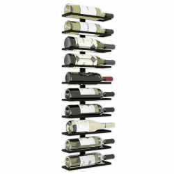 Lenmar, Weinregal aus Metall für Flaschen, LOFT 1-10, 90 x 28 x 10 cm, 10 Flaschen, Wein, Flaschenregal, Kellerregal, Regale, Flaschenhalter Robuste Weinlagerung Angebot bei HelloDeals