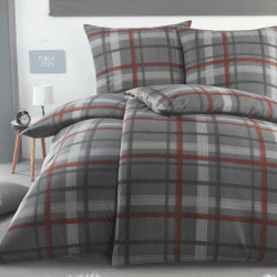 BaSaTex Flausch Fleece Winter Bettwäsche Set 4 teilig | 100% Mikrofaser Plüsch | 2X 135x200 + 2X 80x80 cm | Design 02 2x 135x200 Design 02 Angebot bei HelloDeals