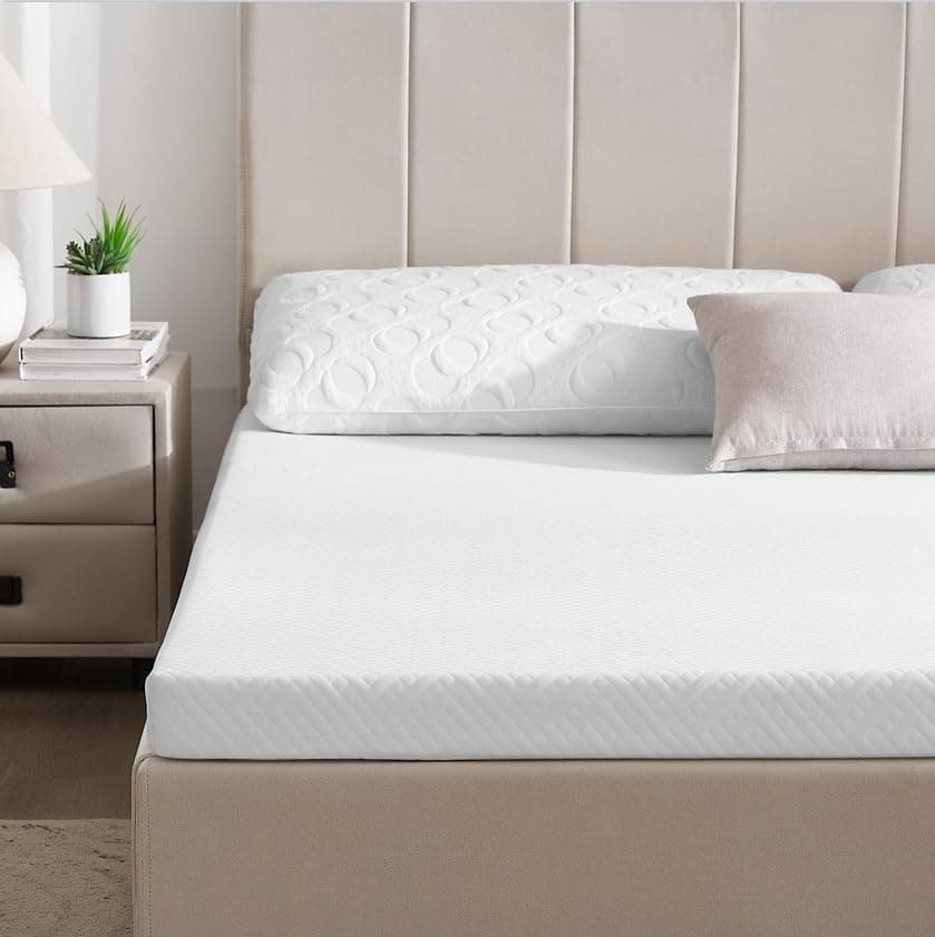 Matratzen Topper 140x200cm, 7.5cm Höhe Matratzentopper, Öko-TEX® Zertifiziert, aus Zwei Härtegrade H2&H3 Gel Memory Foam, Abnehmbaren und Waschbaren Bezug, Geeignet für Boxspringbett, Schlafsofas 140x200x7.5cm Angebot bei HelloDeals
