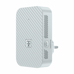 Telekom Speedport 7 Repeater I Wi-Fi 7 fähiger WLAN-Verstärker für Speedport 7 Router I 6.400 Mbit/s, Mesh-Technologie, erweiterbar I Ideal für TV in UHD & 4K I Plug & Play per WPS, LAN-Anschluss Angebot bei HelloDeals