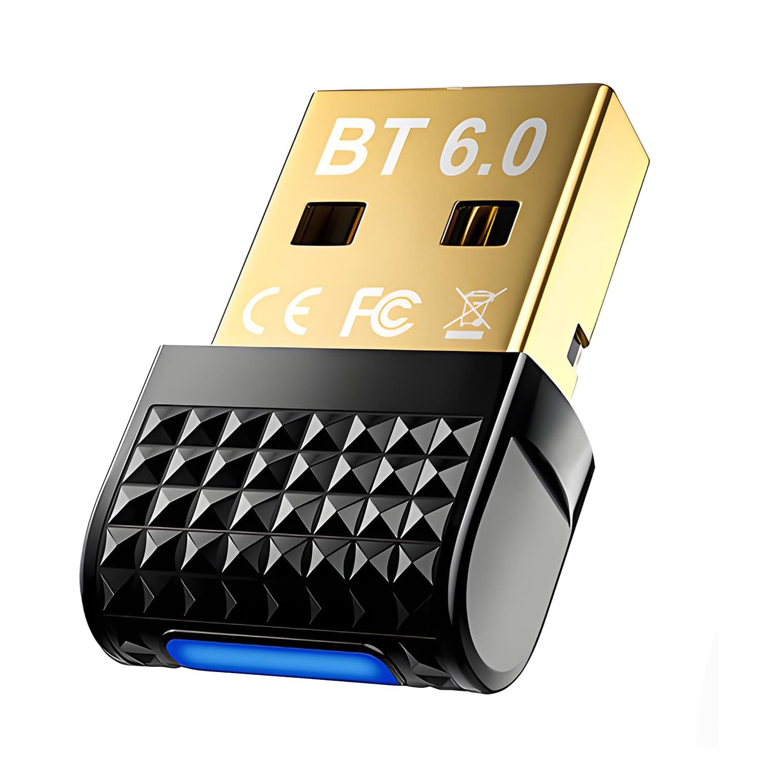Bluetooth 6.0 Adapter für PC, Plug & Play, für Windows 11/10/8.1, USB Bluetooth Stick für Maus, Tastatur, Kopfhörer, Handy, Controller Angebot bei HelloDeals