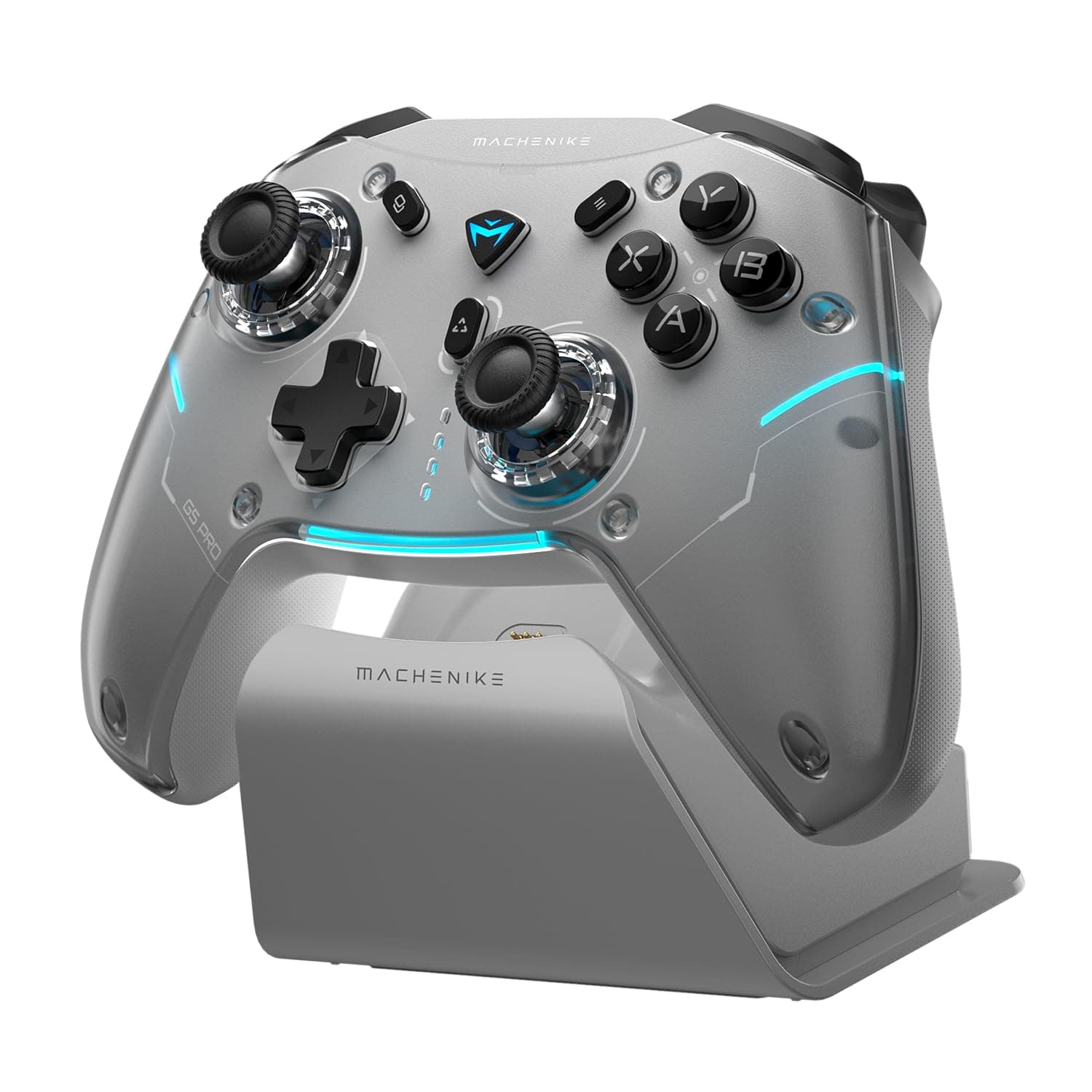 Machenike G5PROMAXSE Gaming PC Controller mit Ladestation, Bluetooth Controller mit Hall Effect Joysticks Hall Wireless Controller für PC/Switch/iOS/Android (Schwarz) Angebot bei HelloDeals