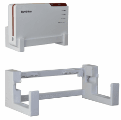 EasyClick passgenauer Wandhalter für AVM Fritz!Box 5690 Pro, auch als Deckenhalterung, sicher einrastend, in jeder Richtung montierbar, inklusive Montagematerial. 7 cm Wandabstand. Angebot bei HelloDeals