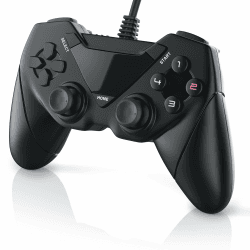 CSL - Gamepad für PC und Android - Dual Vibration - Plug and Play - Controller mit Direct-Input X-Input - schwarz Angebot bei HelloDeals