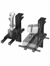 2er-Set Tischhalterung für Flight Sim HOTAS - Kompatibel mit Logitech X56/X52/X52 Pro, Thrustmaster Hotas Warthog/T.16000M/T-Flight Hotas 4/X und SimTask Farmstick/Sol-R2/Sol-R1, Winwing Orion Hotas Angebot bei HelloDeals