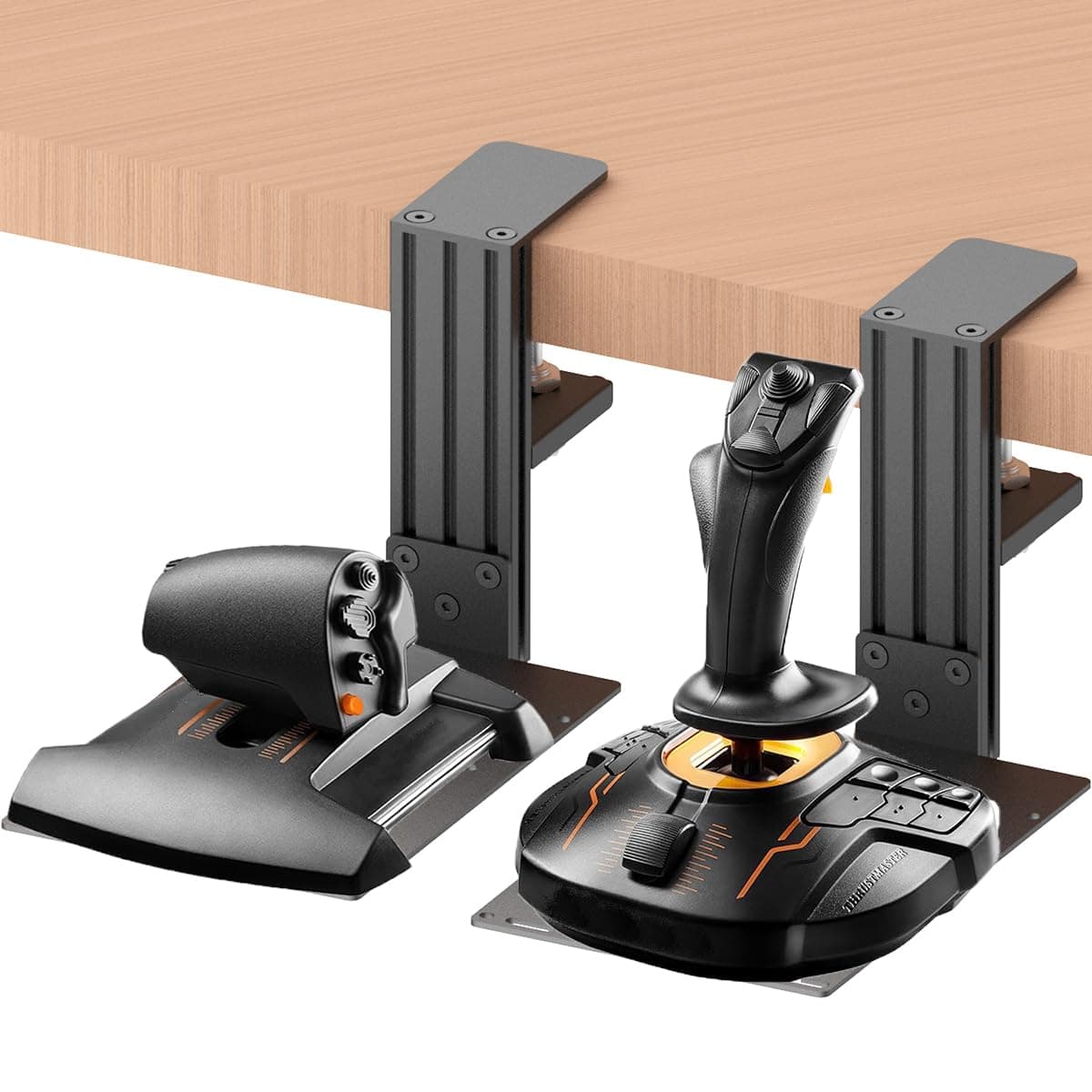 Tischmontage kompatibel mit Logitech X56, X52, X52 Pro, Thrustmaster SimTask Farmstick, T - Flight Hotas One, T - Flight Hotas 4, T - Flight Hotas X, T16000M FCS Hotas, TCA Officer Pack, Sol - R2 HOSA Angebot bei HelloDeals