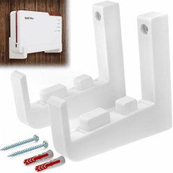 Wandhalterung für AVM Fritz!Box 5690 Pro – Robuste Halterung aus Kunststoff für Fritzbox 5690 Pro Fiber Router, weiße Slim AVM 5690 Pro Halterung – Made in Germany Angebot bei HelloDeals