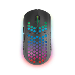 Mars Gaming MMW3, Kabellose Gaming Maus, RGB Flow, Ultraleicht 79g, 3200DPI, Schwarz Angebot bei HelloDeals