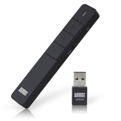 August LP210 - Schnurloser Presenter mit Highlighter und integriertem Akku - Schwarz Angebot bei HelloDeals