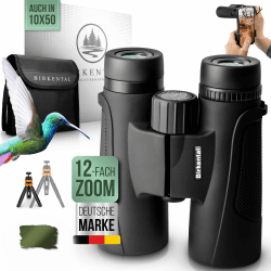 Fernglas Erwachsene 12x42 inkl. Zubehör-Anfänger und Profis-HD Zoom,wasserdicht,leicht,kompakt-auch für Brillenträger-breites Sichtfeld Feldstecher-Jagd,Vogelbeobachtung,Astronomie,(Schwarz) 12x42 Schwarz Angebot bei HelloDeals
