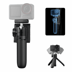 ULANZI MT66 Kleines Action Kamera Stativ, mit Rucksack-Klettverschluss, magnetischer Schnellwechsel-Adapterhalterung für DJI Osmo 360 Nano Action 5 Pro 4, Selfie-Stick/Mini-Stativ Angebot bei HelloDeals
