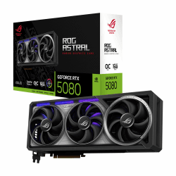 ASUS ROG Astral GeForce RTX 5080 16GB GDDR7 OC Edition Gaming Grafikkarte (Nvidia GeForce RTX5080, Vier Lüfter, PCIe 5.0, 2X HDMI 2.1b, 3X DisplayPort 2.1a, ROG-ASTRAL-RTX5080-O16G-GAMING) OC Edition ROG Astral RTX 5080 Angebot bei HelloDeals