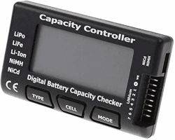 ARCELI Digital Battery Capacity Tester, Spannungsprüfer für Batteriekapazität Controller-Tester mit LCD für LiPo Life Li-Ion NiMH-Batterie Angebot bei HelloDeals