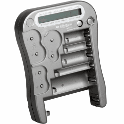 kraftmax Batterietester Universal Batterie und Akku Testgerät mit LCD-Display LX5900 mit Knopfzellen Test Angebot bei HelloDeals