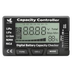 Digital Batterie Kapazität Checker, Batterie Tester, Batteriekapazität Spannungsprüfer Controller Tester für LiPo, LiFe, Li-Ion, NiMH, Nicd Angebot bei HelloDeals