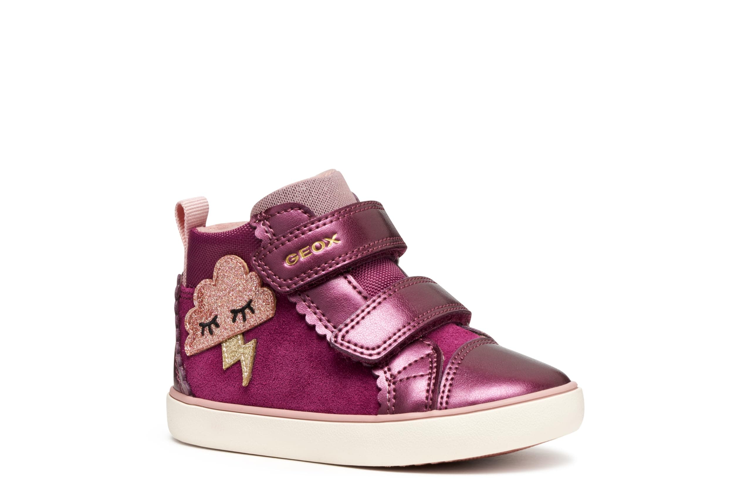 Geox Baby - Mädchen B Gisli GirlSneaker 22 EU Dk Purple Angebot bei HelloDeals