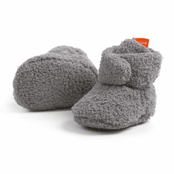 RVROVIC Baby Jungen Mädchen Kuschelige Fleece-Stiefel mit rutschfestem Boden Warme Wintersocken Hausschuhe 6-12 Monate A Dark Grau Angebot bei HelloDeals