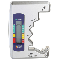 Digitaler batterietester, LCD-Display battery checker, Multi size batterieprüfer batterie testgerät, Universal Batterieprüfer Digital Checker für AA, AAA, C, D, 9V, 1.5V knopfzellenbatterie Angebot bei HelloDeals