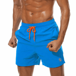 ZOXOZ Badehose Herren Schnelltrocknend Badeshorts Swim Shorts mit Mesh und Verstellbarem Tunnelzug M Navyblau Angebot bei HelloDeals
