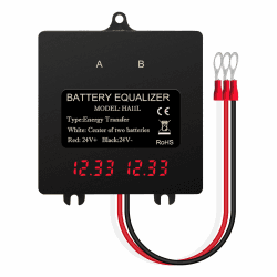 DEWIN Batterie Balancer, Batterie Equalizer 24V Digitalanzeige 2 x 12V Solar System Batterie Balancer für Blei-Säure-Lithium-Batterie Angebot bei HelloDeals