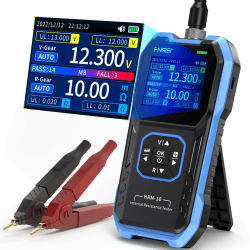 HRM-10 Batteriekapazität Innenwiderstandstester Tragbarer Multifunktionaler 4 Draht Tester für Batterien 100V 200 Ω Internes Widerstandsmessgerät und Genaues Spannungsmessgerät Widerstandstester Angebot bei HelloDeals