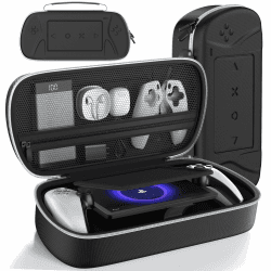 Tasche für PlayStation Portal Remote Player, Harte Tragetasche für PlayStation Portal Zubehör, Reisetasche Hülle Aufbewahrungstasche für PS Portal Zubehör, Schwarz Angebot bei HelloDeals
