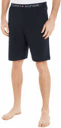 Tommy Hilfiger Herren Sweatshorts Jersey Short Kurz M Blau (Desert Sky) Angebot bei HelloDeals