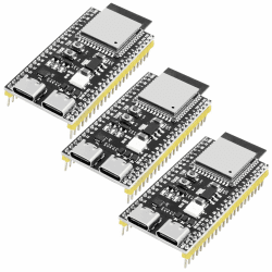 ESP32-S3 Entwicklungsboard,WRM-1-N16R8 ESP32-S3 Board mit WLAN Bluetooth 5.0 Dual-Typ-C-Schnittstelle,für ESP32 S3 Modul Kompatibel mit Arduino(3 Stück) Angebot bei HelloDeals