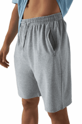 Smith & Solo Sporthose Herren Kurz - Kurze Hosen Herren, Laufshorts Männer Sommer Baumwolle Jogginghose Fitnesshose Sport Sportshorts Bermuda Shorts Hose Trainingshose Tennishose XL 7316 - Grau Angebot bei HelloDeals