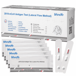 Wondfo Corona Schnelltest 5 Stück Covid 19 Antigen Selbsttest Corona Tests Nasen-Selbsttest für zu Hause SARS-CoV-2 Angebot bei HelloDeals