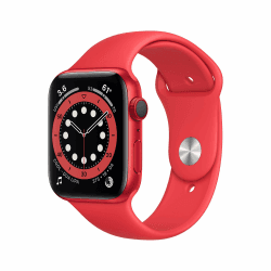 Apple Watch Series 6 44mm (GPS + Cellular) - Aluminiumgehäuse (PRODUCT)Red Roy Sportarmband (Generalüberholt) 44mm Aluminiumgehäuse – Produkt (rot) Sportarmband Angebot bei HelloDeals