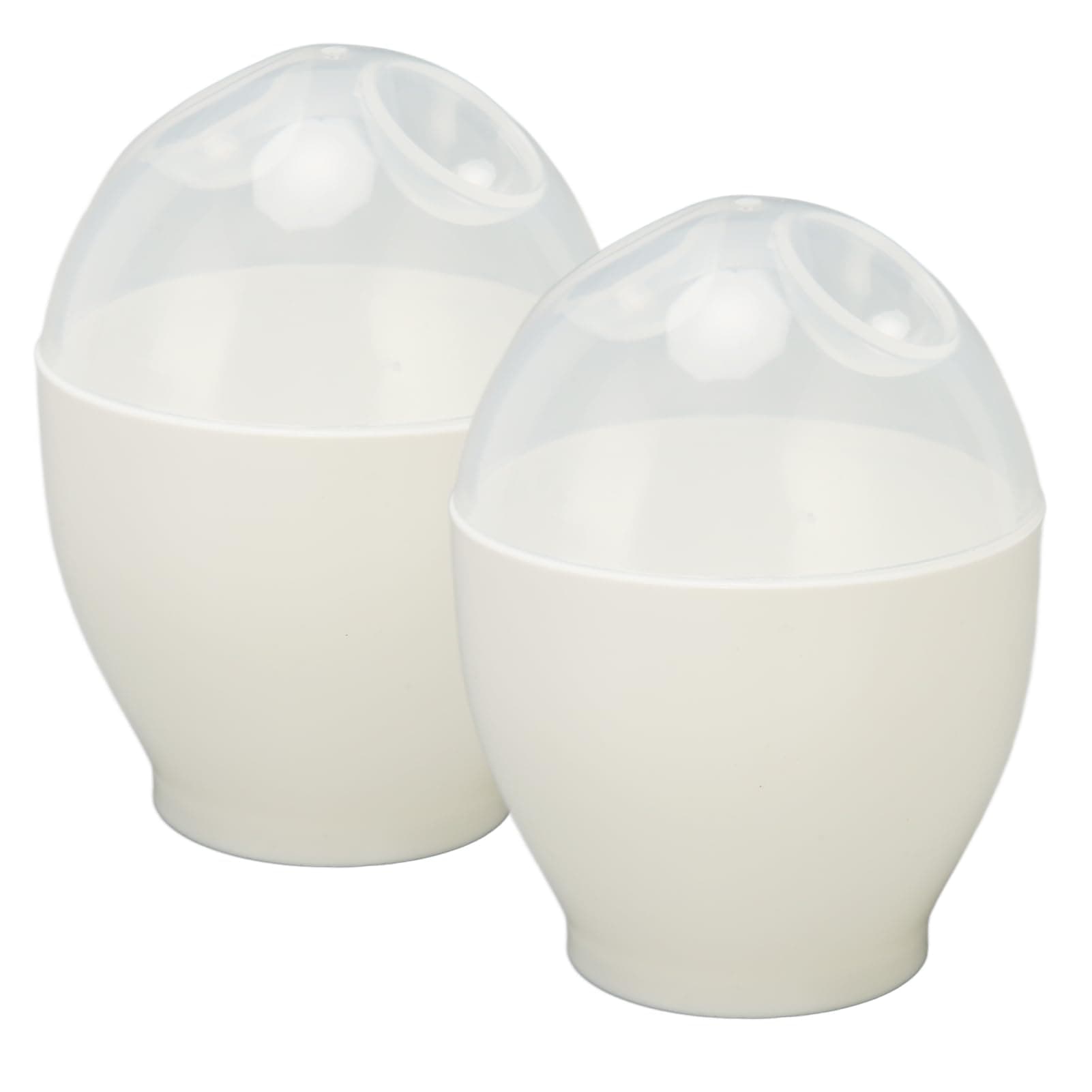 ZPSHYD 2PCS Mikrowelle Eierkocher Maker Wilderer Leichte, Mikrowellen und Wilderer, Tragbarer Mini Ei Schnellkochbecher für Das Frühstück in Der Küche Langlebiges ABS Set Angebot bei HelloDeals