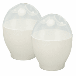 ZPSHYD 2PCS Mikrowelle Eierkocher Maker Wilderer Leichte, Mikrowellen und Wilderer, Tragbarer Mini Ei Schnellkochbecher für Das Frühstück in Der Küche Langlebiges ABS Set Angebot bei HelloDeals