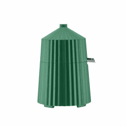 Alessi Plissé MDL07 GR - Design Elektrische Zitruspresse, aus Thermoplastischem Harz, Europäischer Stecker 80 W, Grün One size Grün Angebot bei HelloDeals