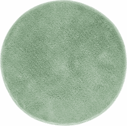 andiamo Badematte rutschfest Florida - Badezimmerteppich weich und flauschig - Badteppich rutschfest waschbar Duschvorleger Badvorleger für Badezimmer 60 cm rund Salbei Salbei Rund 60 cm (Rund) Angebot bei HelloDeals