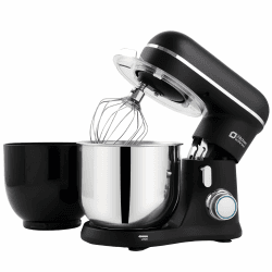 Kitchen in the box küchenmaschine, Zwei 3,5L Schüsseln, kleiner Knetmaschine, 10-Geschwindigkeits tragbarer, leichter Teigmaschine, mattes Rührmaschine mit Knethaken,Rührbesen und Schneebesen(Schwarz) 3.5L+3.5L Schwarz Angebot bei HelloDeals