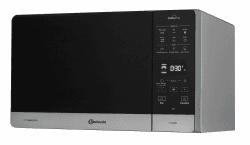 Bauknecht MWA 49 SL Mikrowellen-Backofen (freistehend)/ Dampfgarfunktion/ 3D-System–gleichmäßige Ergebnisse/AutoClean/ 6 Leistungsstufen/ 25 l Garraum/Glasdrehteller 28 cm Ø/DualCrisp & CrispFry aluminum Modell 2024 Angebot bei HelloDeals
