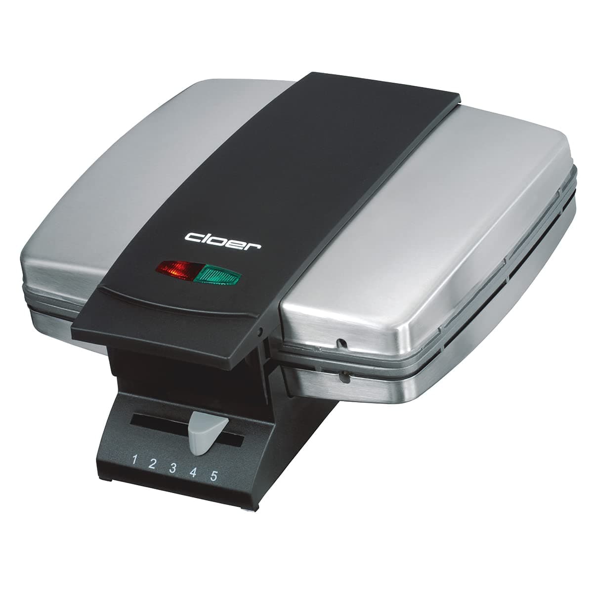 Cloer 1431 Zimtwaffeleisen für 9 Zimtwaffeln, Antihaftbeschichtung, 930 W, Backampel, Steckerdepot, Edelstahl 9 Zimtwaffeln Edelstahl Angebot bei HelloDeals