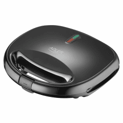 ADLER EUROPE AD 3071 Nuss-Maker, Nussbackautomat, Nusskeksbereiter für 12 Kekse, Antihaftplatten, 2-minütiger Backzyklus, Cool-Touch-Griffe, 750W, Schwarz – Perfekt für frische, knusprige Kekse Angebot bei HelloDeals