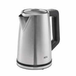AEG Wasserkocher Deli 5, 2400 Watt, 5 Einstellbare Temperaturstufen, 1,7 l, 3-fache Automatische Sicherheitsabschaltung, Anti-Tropf- und Warmhaltefunktion, Einhand-Deckelöffnung, Edelstahl, K5-1-6ST Edelstahl Wasserkocher Angebot bei HelloDeals