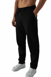 Jogginghose Herren – Sporthose Lang Baumwolle, Freizeithose Trainingshose, Sweatpants Jogger, Laufhose Breite Modern XL Schwarz Angebot bei HelloDeals
