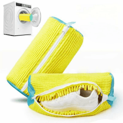 Schuhwaschbeutel für Waschmaschine, Wäschesack für Waschmaschine & Trockner, Gelb Angebot bei HelloDeals