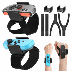 [6 in 1 - Switch 2/1] Armband für Switch Just Dance 2026/2025/2024, für Nintendo Switch 2/1/Switch OLED Joy-Con Controller, Handriemen für Zumba Burn It Up, Schutzhülle-kompatibel und Verstellbar Angebot bei HelloDeals