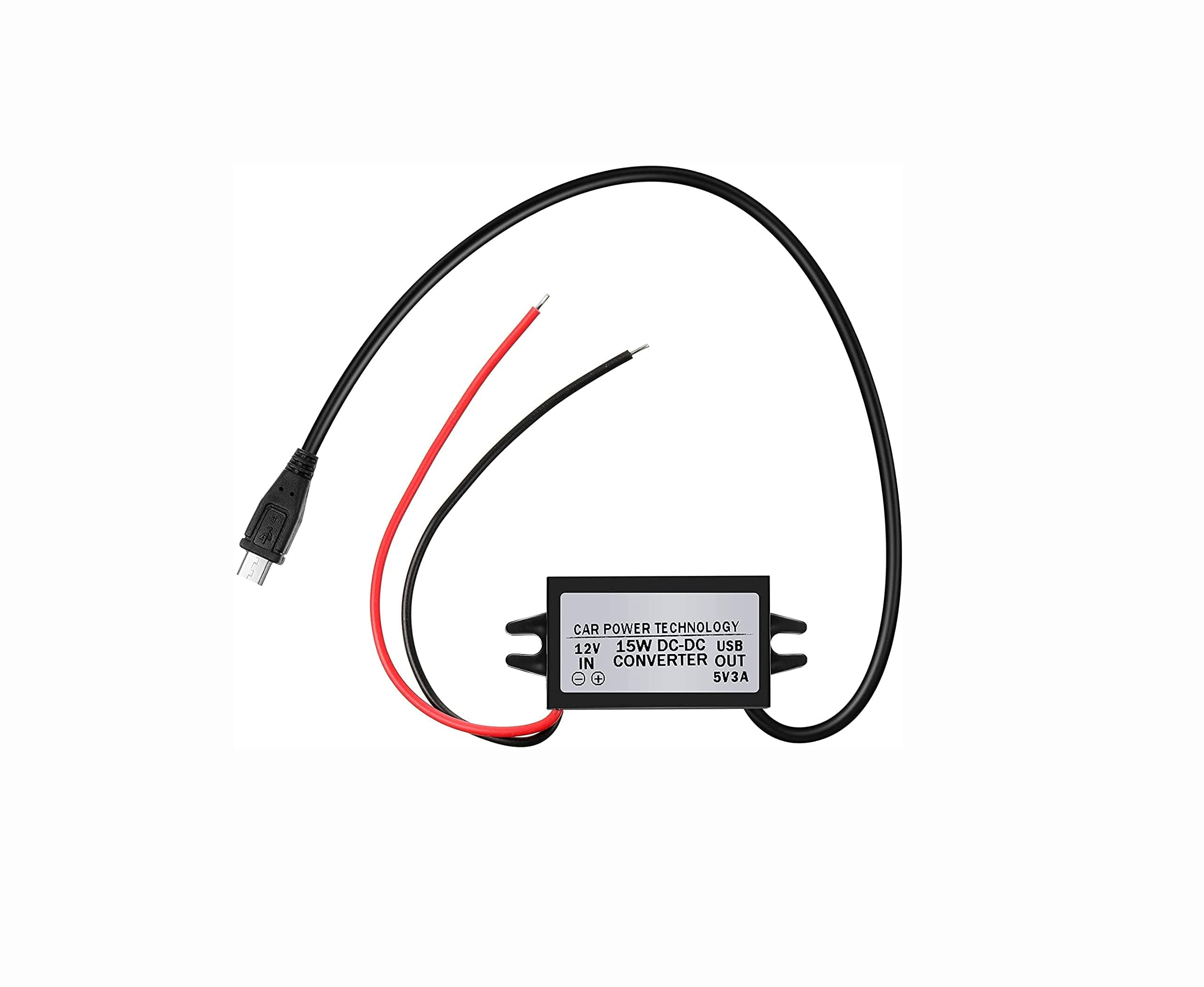 Wasserdichter 12V zu 5V Konverter DC-DC Step Down Modul Netzteil Kompatibel mit Raspberry Pi 4,Handy,Auto (USB Typ-C Anschluss) Angebot bei HelloDeals