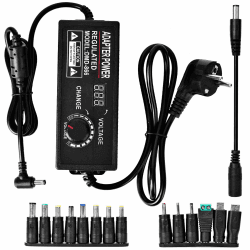 3V-36V Einstellbares Netzteil, 4A 144W Universal Netzteiladapter, Verstellbarer Netzadapter 100V-240V AC to DC mit LED Spannungsanzeige und 5,5x2,5mm 14Tipps für Haushaltselektronik, DC Motor, 4A Max Angebot bei HelloDeals