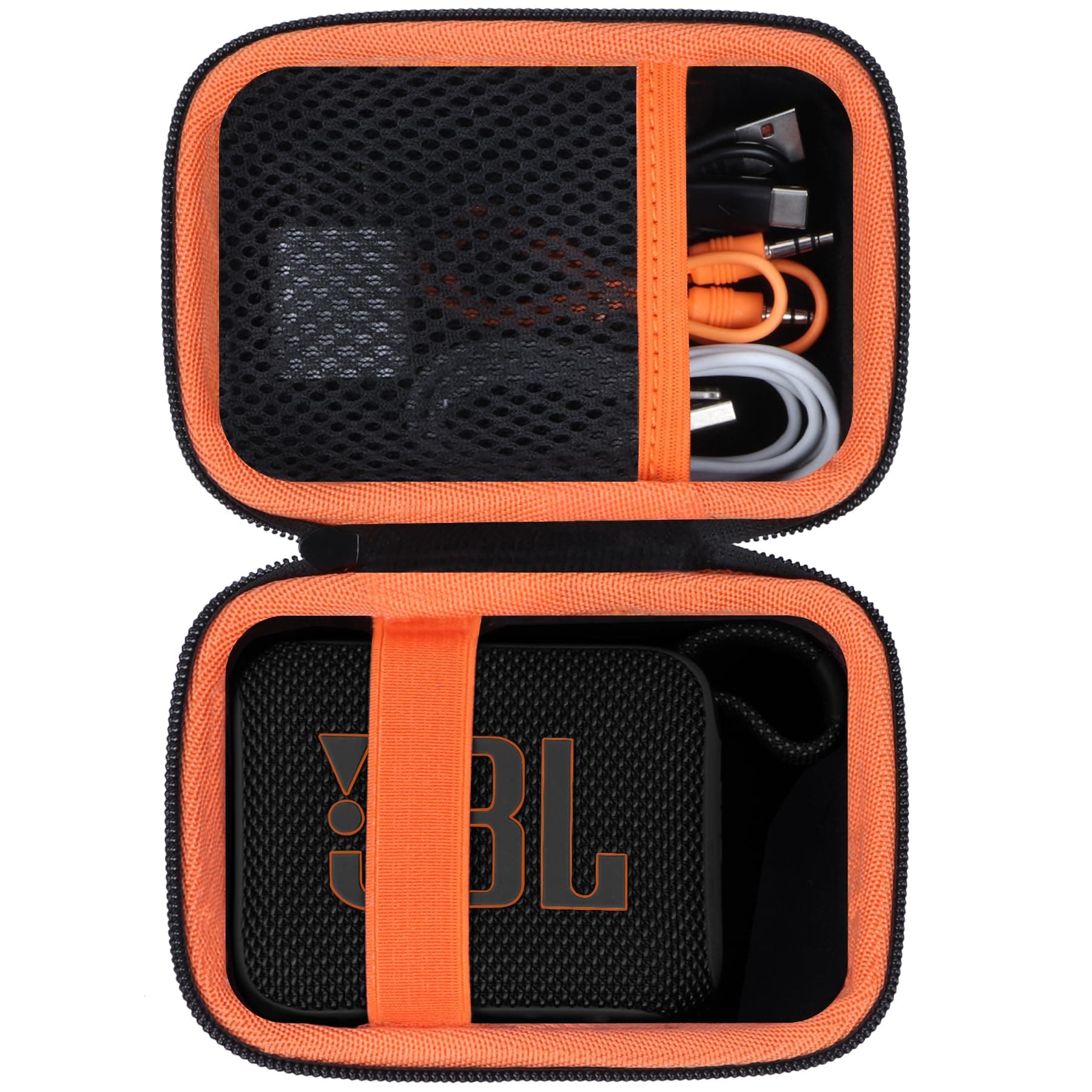 Hart Reise Schutz Hülle Etui Tasche für JBL Go 4 / JBL GO 3 Tragbaren Bluetooth-Lautsprecher (Schwarz) Angebot bei HelloDeals