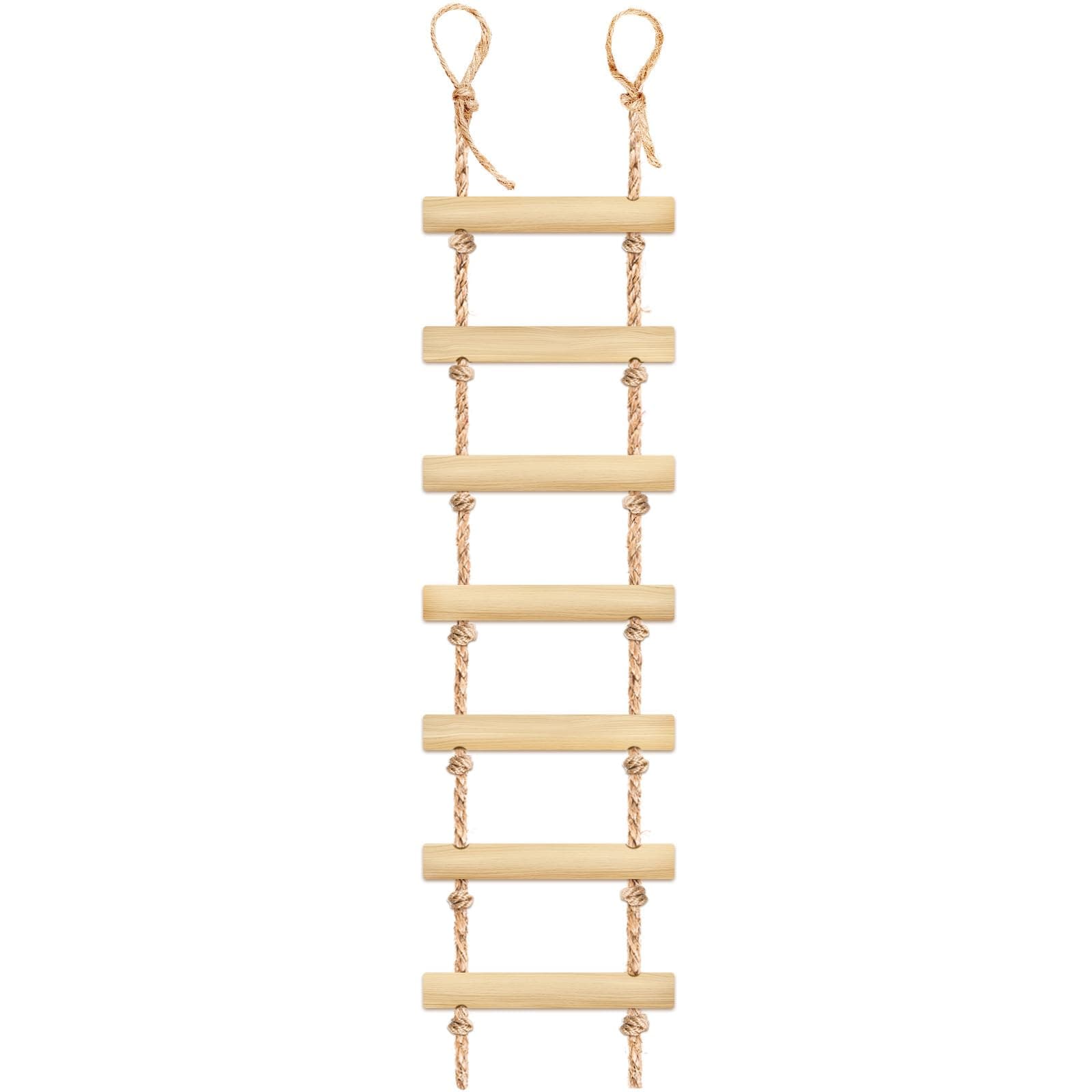 Wichtel Strickleiter, 18 x 4,5 cm Wichtel Leiter, Wichtel Zubehör Weihnachten, Wichtelleiter Elfen Leiter, Miniatur Deko Leiter für Wichtel Türdekoration, Weihnachtswichtel Zubehör Angebot bei HelloDeals